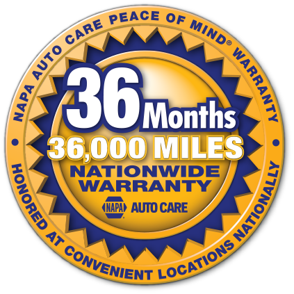 NAPA Warranty logo